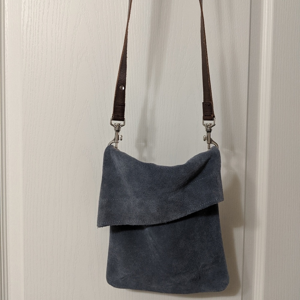 Owen Barry Suede Purse